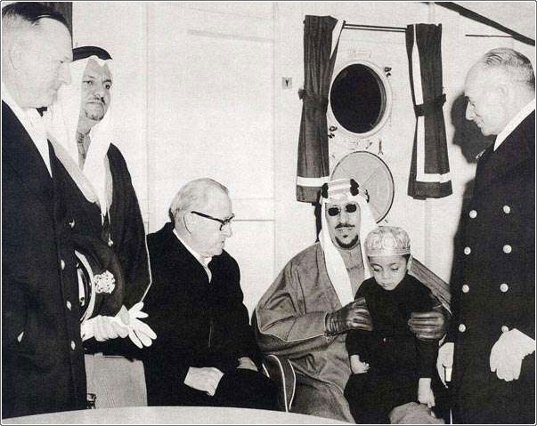صور نادرة لزيارة الملك سعود للولايات المتحدة ج1