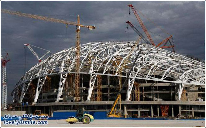 بناء الملاعب الاولمبية في سوتشي