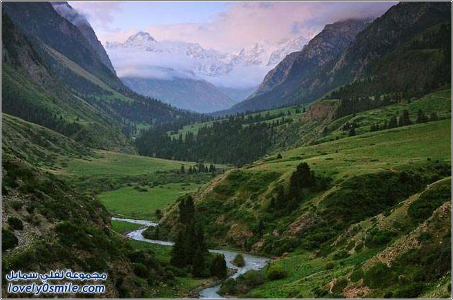 المناظر الطبيعية في قيرغيزستان
