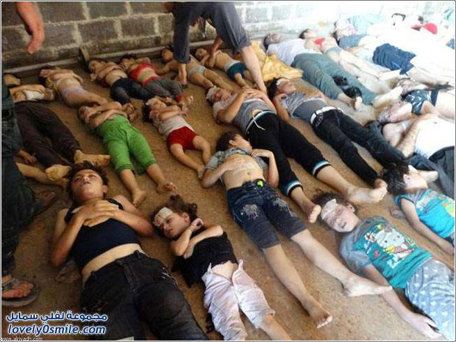 مجزرة الغوطة في سوريا