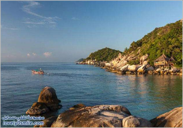 جزيرة كوه تاو في خليج تايلاند