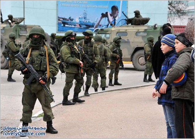 الجيش الروسي يدخل القرم
