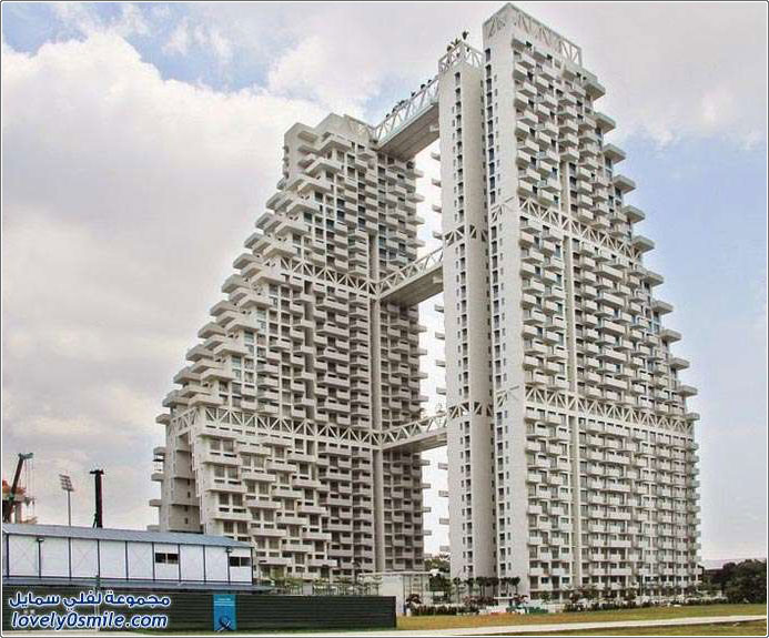 برج Sky Habitat في سنغافورة