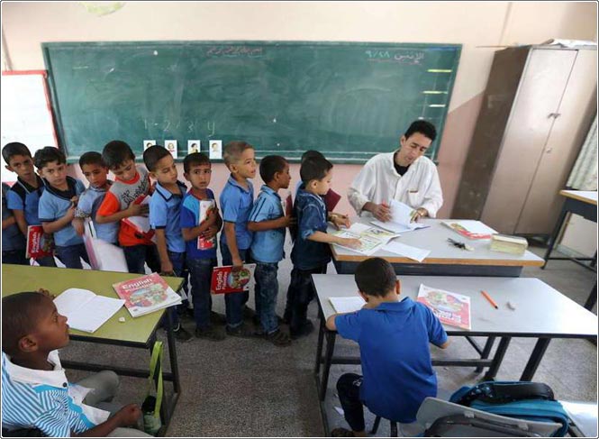 مدارس أطفال من مناطق مختلفة حول العالم