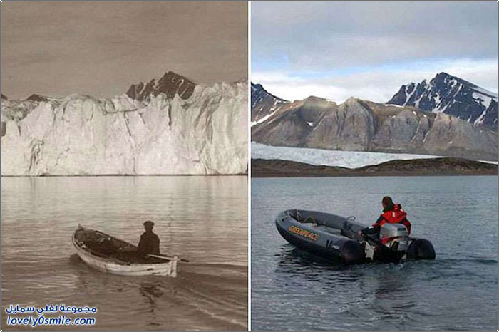 القطب الشمالي بين الماضي والحاضر
