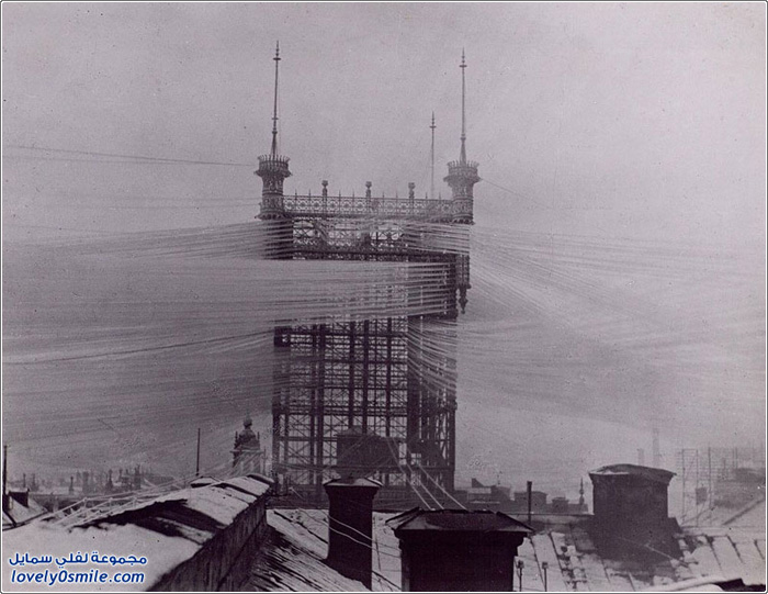 برج الهاتف في ستوكهولم عام 189