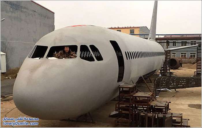 مزارع صيني يصمم طائرة إيرباص بحوالي 120 ألف دولار