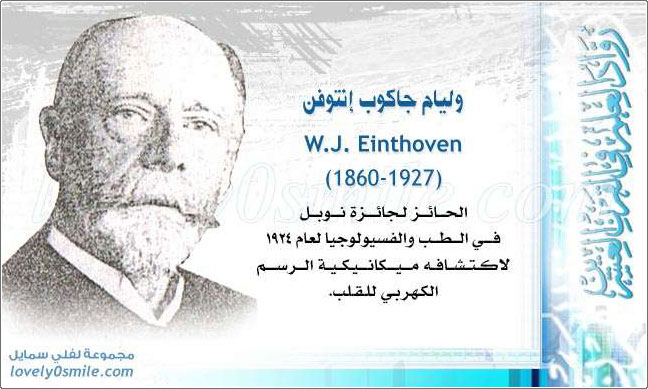 وليم جاكوب إنتوفن W.J. Einthoven مكتشف الرسم الكهربي للقلب