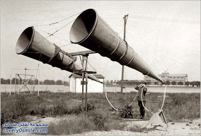 صور: جهاز الكاشف الصوتي أثناء الحرب العالمية الأولى