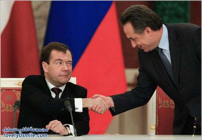 لحظات مع ديمتري ميدفيديف رئيس روسيا