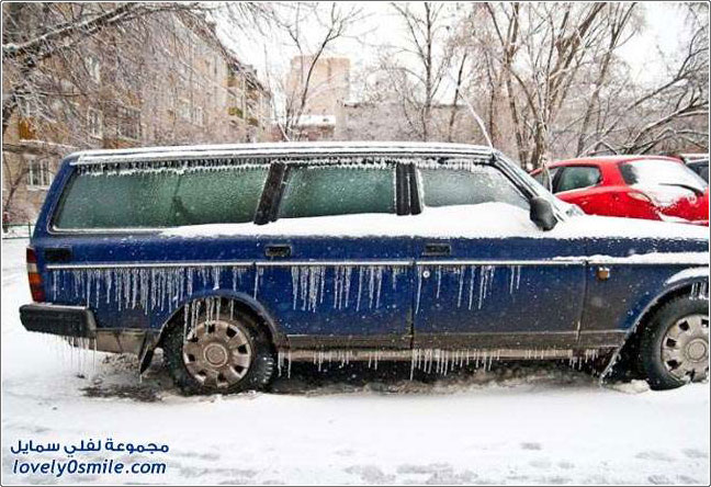 الثلوج في موسكو