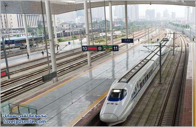 أحدث القطارات في الصين