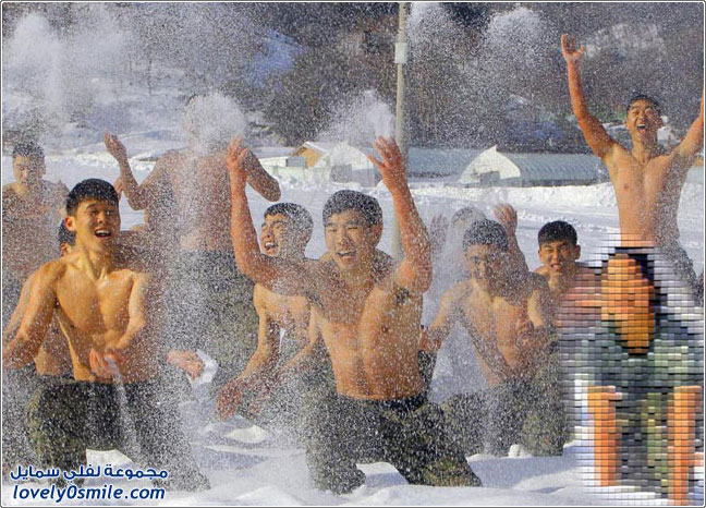 صور تدريب قوات كوريا الجنوبية تحت الثلج