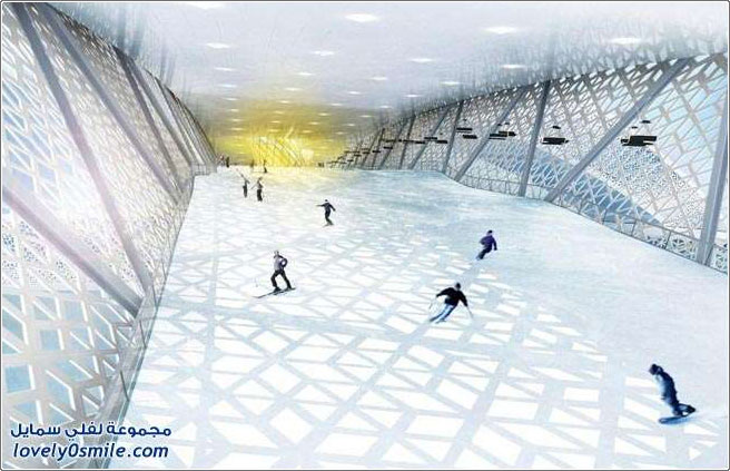 تصميم منتجع للتزلج في الأماكن المغلقة في الدنمارك