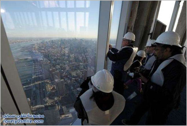 صور من الطابق 100 لبرج التجارة العالمي الجديد في نيويورك