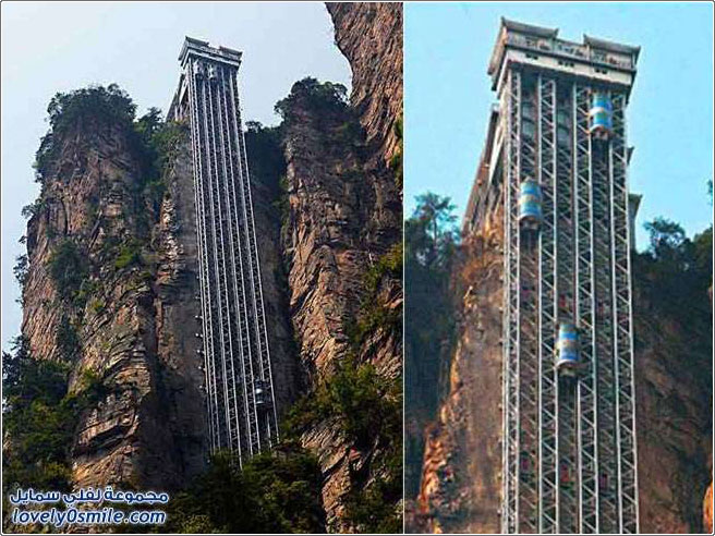 صور وفيديو: أطول مصعد خارجي في العالم