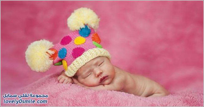 قبعات للمواليد الرضع
